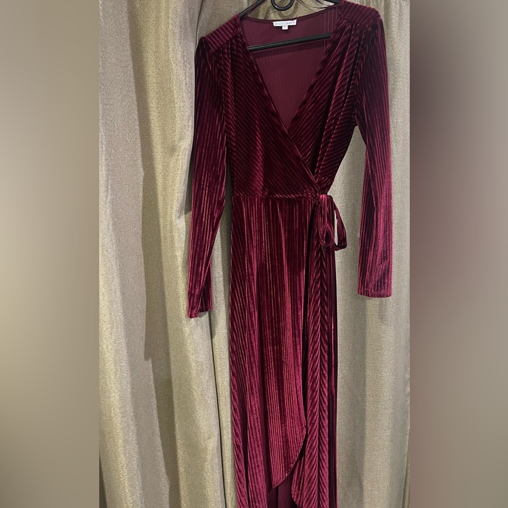 Maroon BalticBorn Wrap Dress